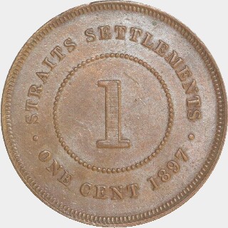 1897  One Cent reverse