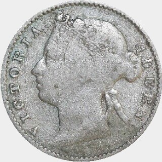 1877  Ten Cent obverse