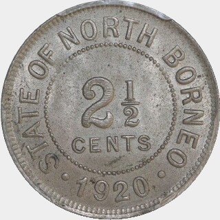 1920-H  Two and a Half Cent reverse
