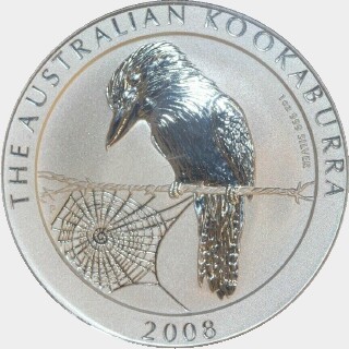 2008-P Silver One Dollar reverse