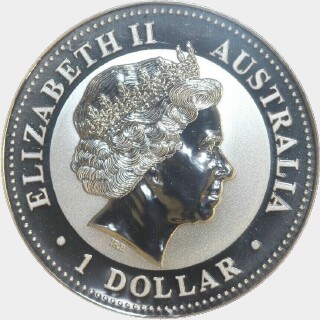 2001-P Silver New York Privy One Dollar obverse