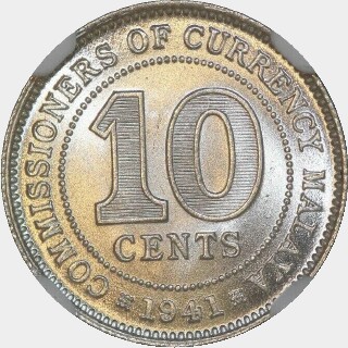 1941  Ten Cent reverse