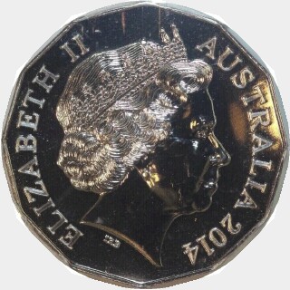 2014  Fifty Cent obverse