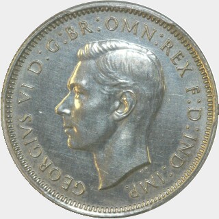 1938 Proof One Shilling obverse