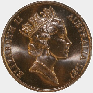 1987  Two Cent obverse