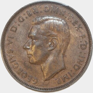 1948(p) Dot after Y One Penny obverse