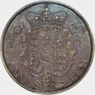 1821  Half Crown reverse