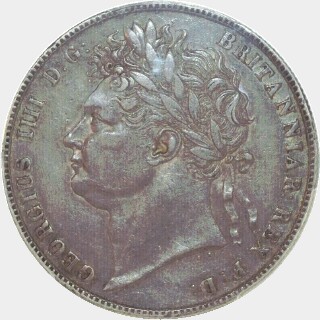 1821  Half Crown obverse