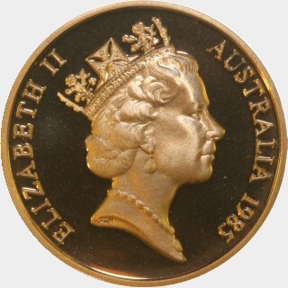 1985 Proof Two Cent obverse