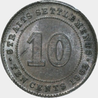 1902  Ten Cent reverse