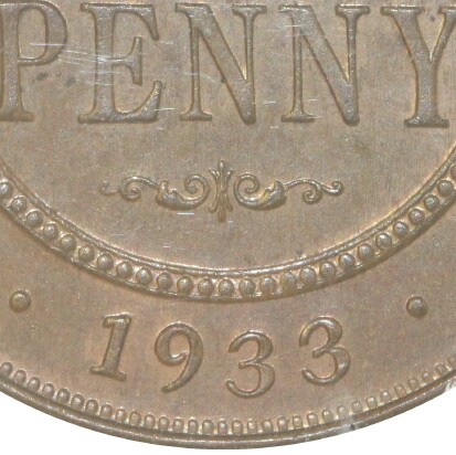 1933 penny d