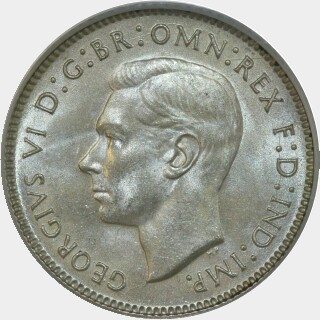 1942-D  Sixpence obverse