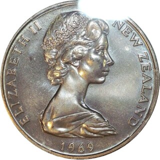 1969  One Dollar obverse