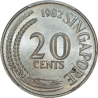 1982  Twenty Cent reverse