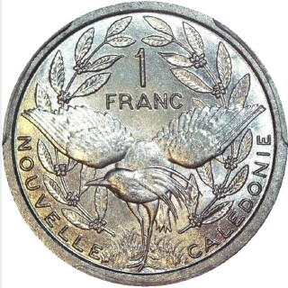 1982  One Franc reverse