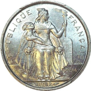 1982  One Franc obverse