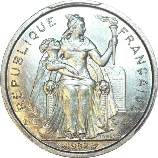 1982  Two Franc obverse