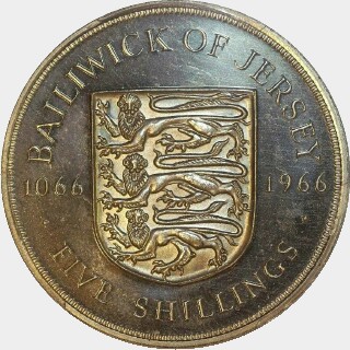 1966  Five Shilling reverse
