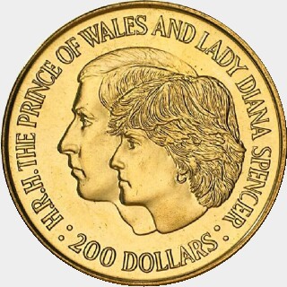 1981  Two Hundred Dollar reverse