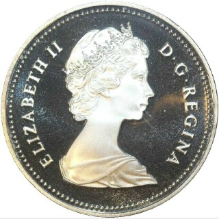 1982 Proof One Dollar obverse