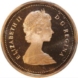 1982 Proof One Cent obverse