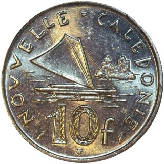 1977  Ten Franc reverse