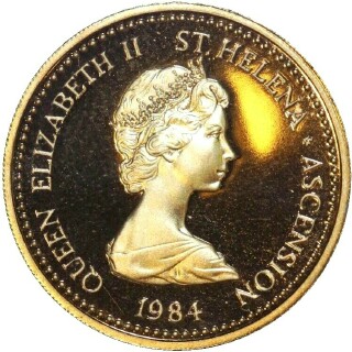 1984 Proof One Pound obverse