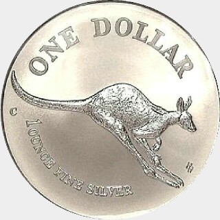 1994-C Start-Stop Milling One Dollar reverse
