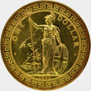 1895-B Restrike Gold Proof One Dollar reverse