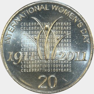 2011  Twenty Cent reverse
