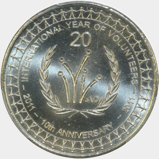2011  Twenty Cent reverse