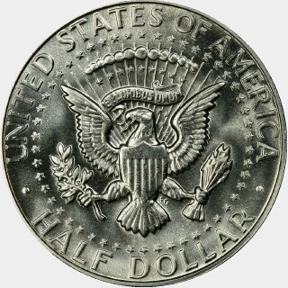 1966  Half Dollar reverse