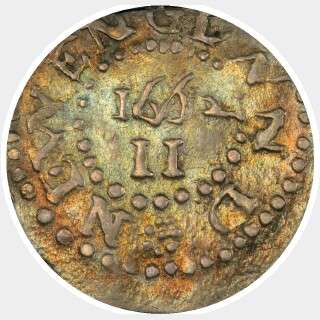 1662  Twopence reverse
