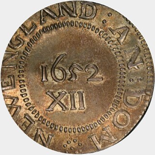 1652  One Shilling reverse