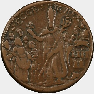 1658-70  Half Penny obverse