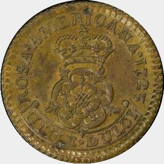1723  Half Penny reverse