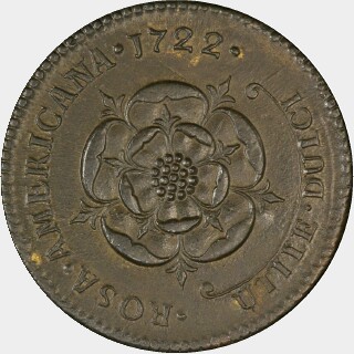1722  Twopence reverse