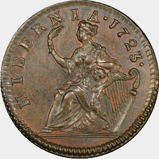 1723  Half Penny reverse