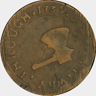 1739  Threepence reverse