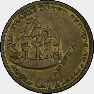 1766  Farthing reverse