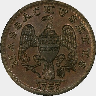 1787  Half Cent reverse