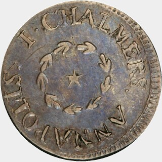 1783  Sixpence reverse