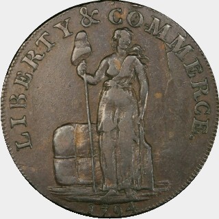 1794  One Cent obverse