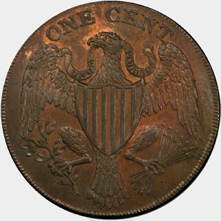 1791  One Cent reverse