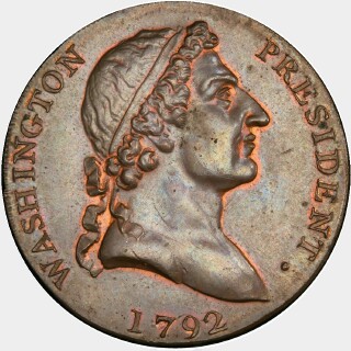 1792 Proof One Cent obverse