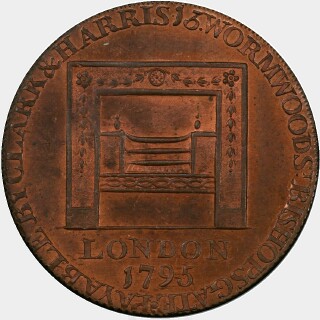 1795  Half Penny reverse