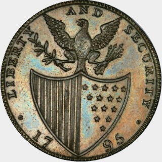 1795  One Penny reverse