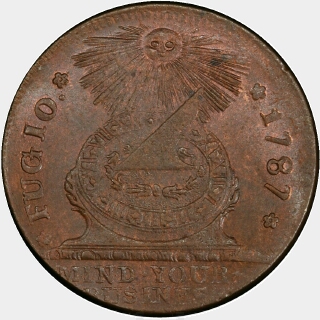 1787  One Cent obverse