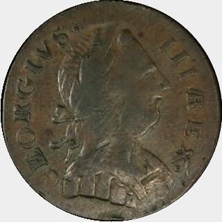 1774  Half Penny obverse