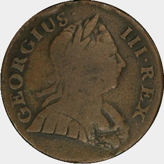 1774  Half Penny obverse